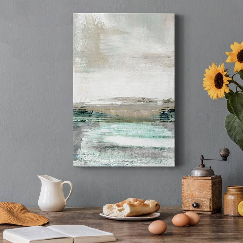 Summer Teal I Premium Gallery Wrapped Canvas - Ready to Hang