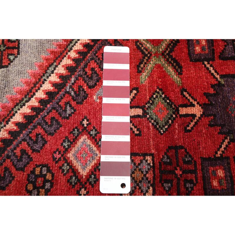 ECARPETGALLERY Hand-knotted Antalya Vintage Red Wool Rug - 3'10 x 6'11