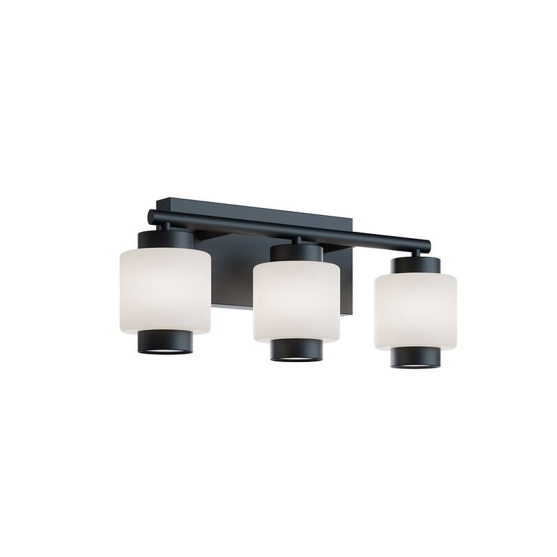 AFX SYDV2107LAJUD Sydney 3 Light 7" Wide LED Vanity Light - Black