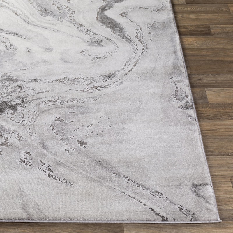 Livabliss Tibetan Modern Swirl Area Rug