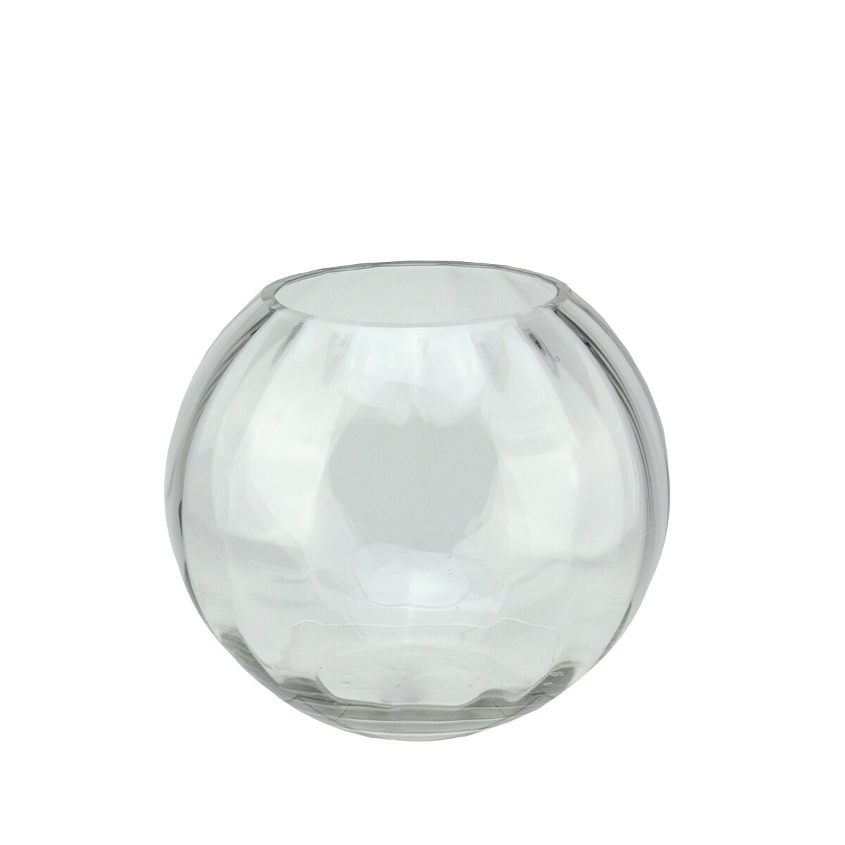 Shop 8 75 Clear Round Segmented Transparent Glass Decorative Bowl