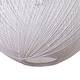 preview thumbnail 6 of 8, 1-Light Beige Single Globe Pendant with Hand-Woven Rattan Shade. - 17.7"