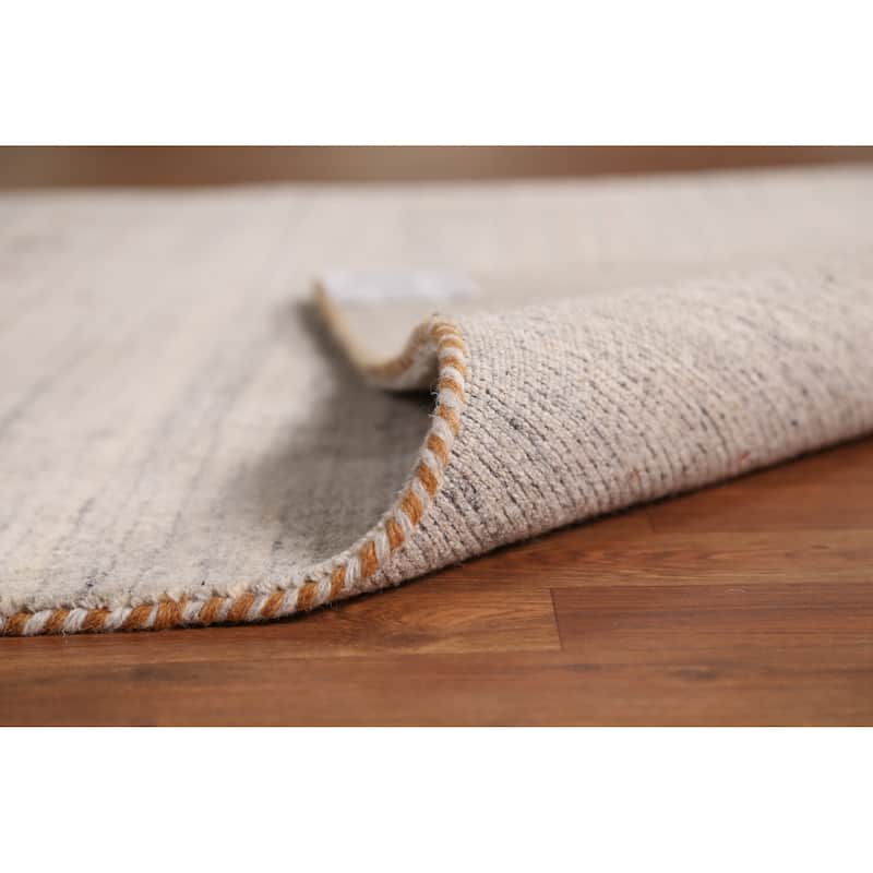 Hand Knotted Oriental 100% Wool Carpet Tribal Animal Pictorial Green Gabbeh Area Rug - 7' 10'' X 5' 1''