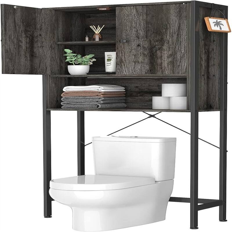 Over The Toilet Storage - 9.4"D x 24.8"W x 63.7"H