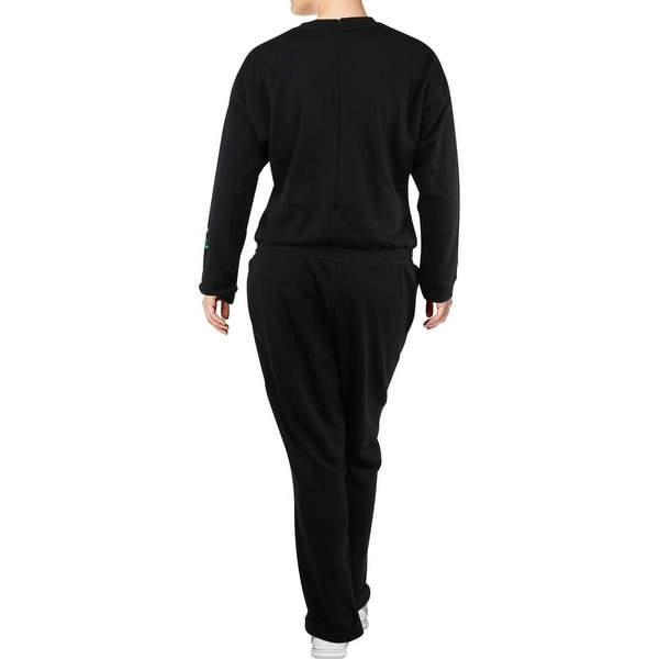 adidas black jumpsuit womens