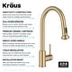 preview thumbnail 15 of 106, KRAUS Bolden 2-Function Single Handle Pulldown Kitchen Faucet