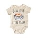 preview thumbnail 1 of 4, Coffee Latte Caffeine - Baby Boy Girl Clothes Infant Bodysuit Funny Cute Newborn Blue - 0-3M