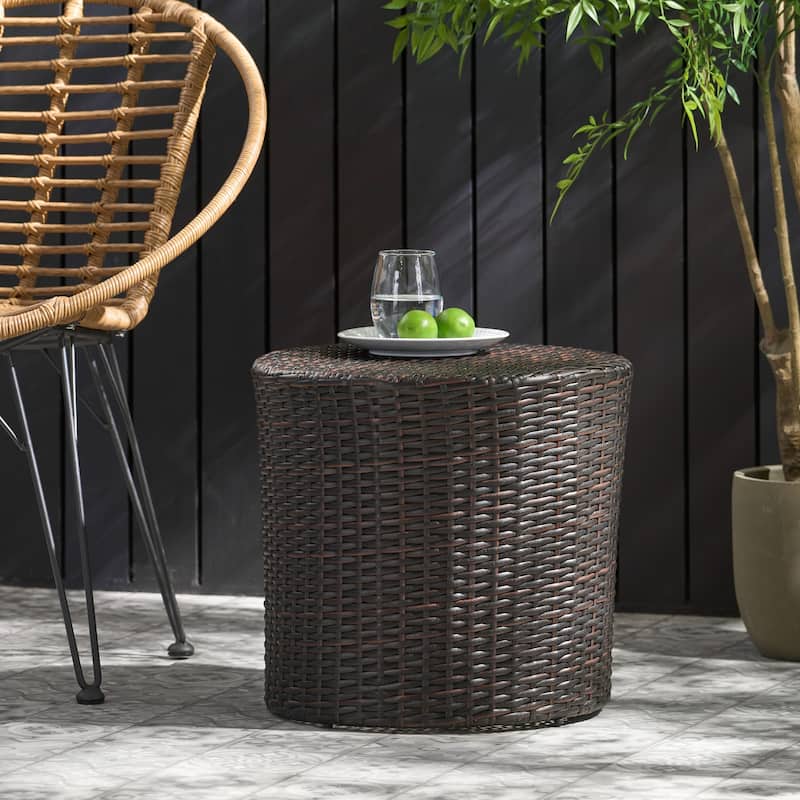 Outdoor Polyethylene rattan SIDE TABLE