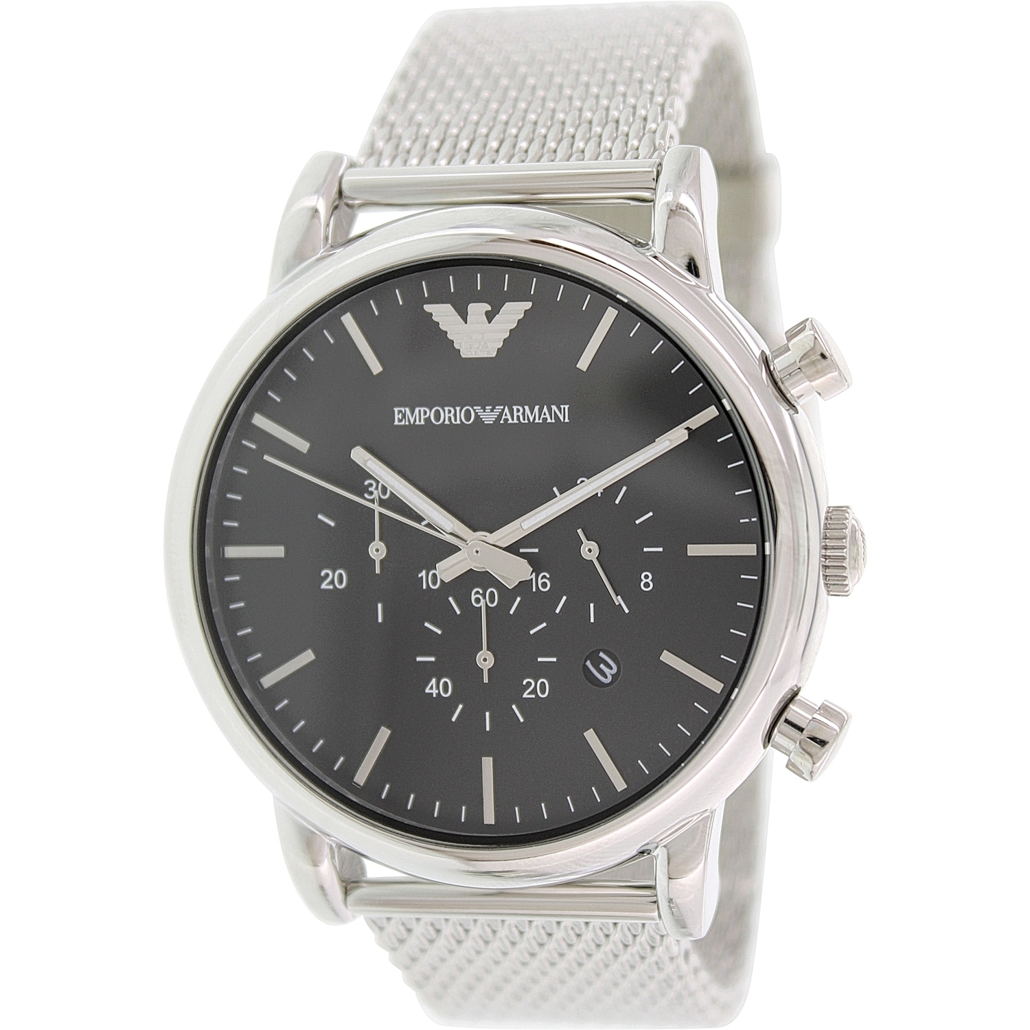 stainless steel back emporio armani