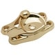 preview thumbnail 3 of 1, Ives Solid Brass Window Lock with 2-9/16" x 15/16" Base and 2-9/16" x Polished Brass