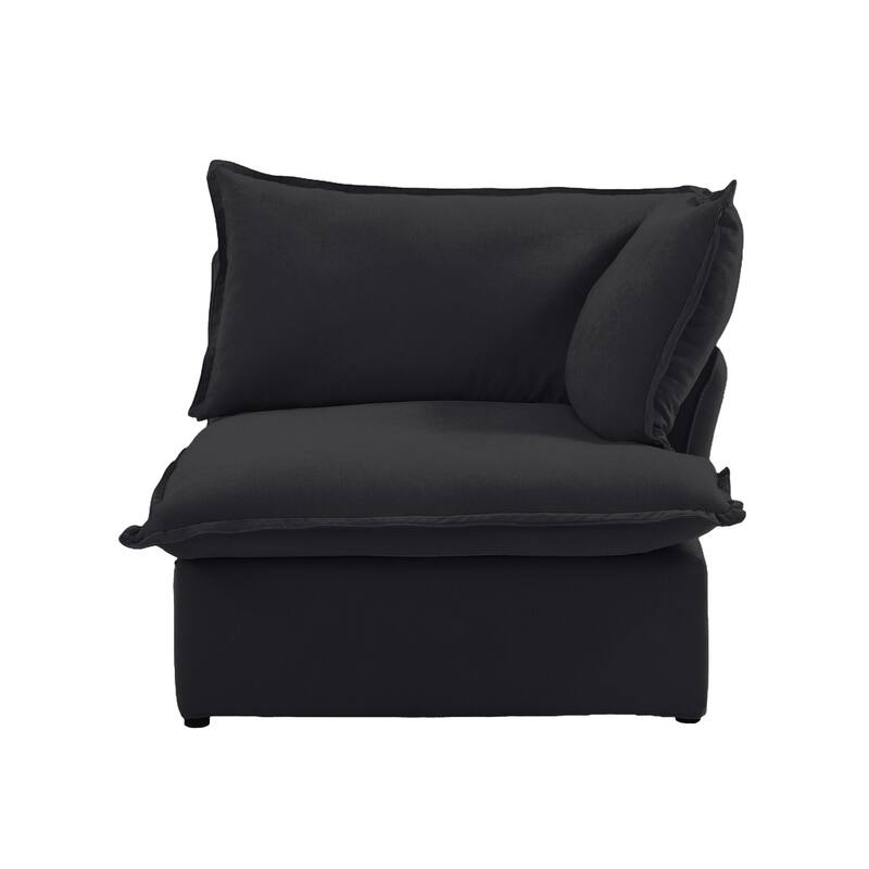 Modern Comfy Cloud Sofa Couch, Minimalist Down-Filled Sectional Sofas Couches, Cushion Covers Removable
