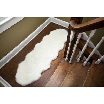 Walk on Me Faux Sheepskin Double Pelt Faux Fur Area Rug