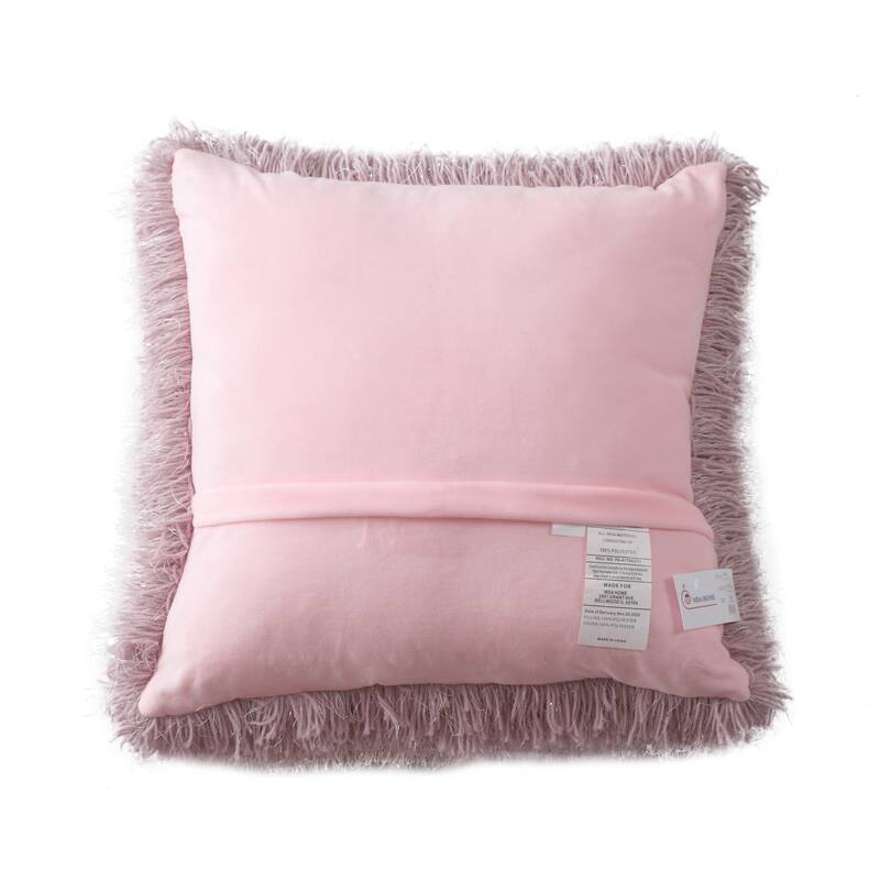 Manhattan Collection Shag Pillow