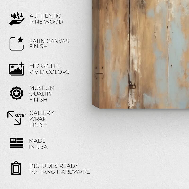 Wynwood Studio Canvas Animals Calf s Sweet Look Brown and Light Brown Farmhouse Wall Art Canvas Print