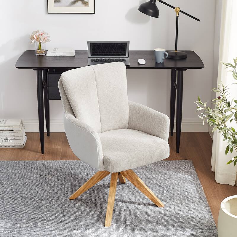 Art Leon Mid-century Modern Swivel Home Office Desk Chair
