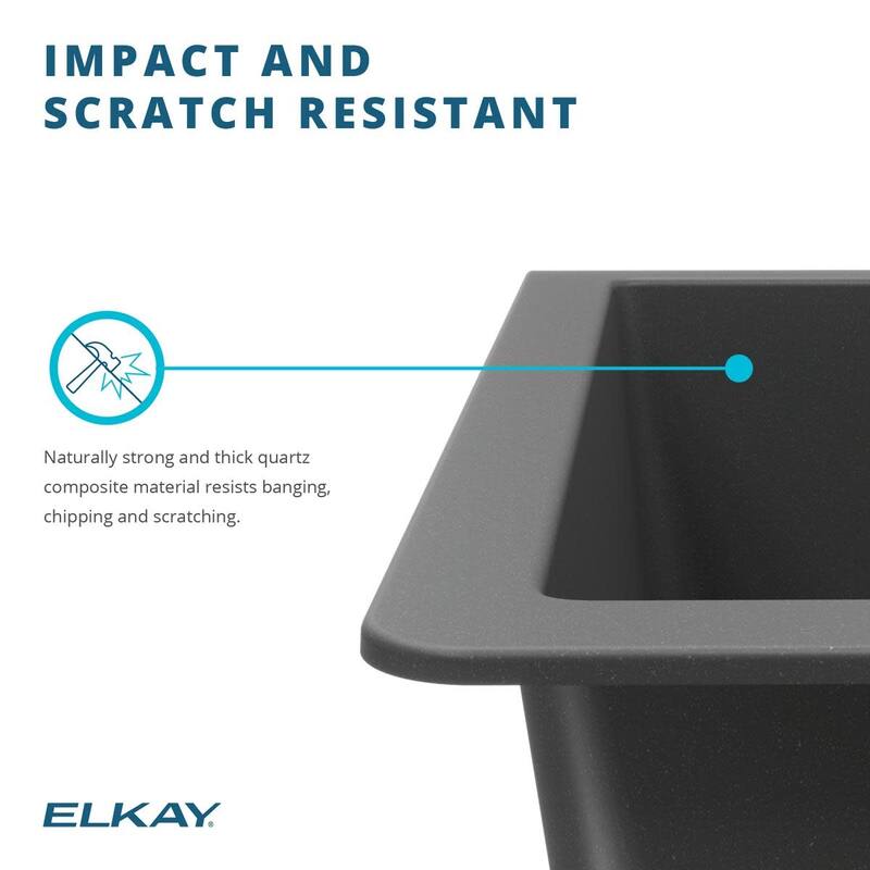 Elkay ELGRU13022 Quartz Classic 29-1/2" Undermount Single Basin Quartz