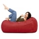 preview thumbnail 52 of 62, Jaxx 4' Lounger Bean Bag Chair Cherry