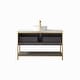 preview thumbnail 11 of 9, Murcia 48" Single Vanity in Suleiman Oak with Stone Countertop