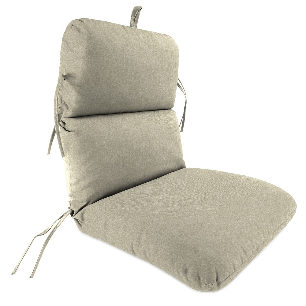 22" x 45" Outdoor Chair Cushion with Ties and Loop - 45'' L x 22'' W x 5'' H