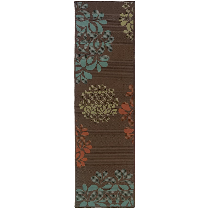 Vista Home Malta Floral Medallions Indoor-Outdoor Area Rug