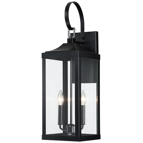 Black wall lantern best sale