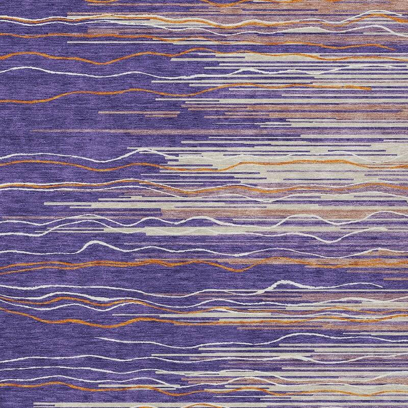 HomeRoots Striped Transitional Rectangle Outdoor Rug