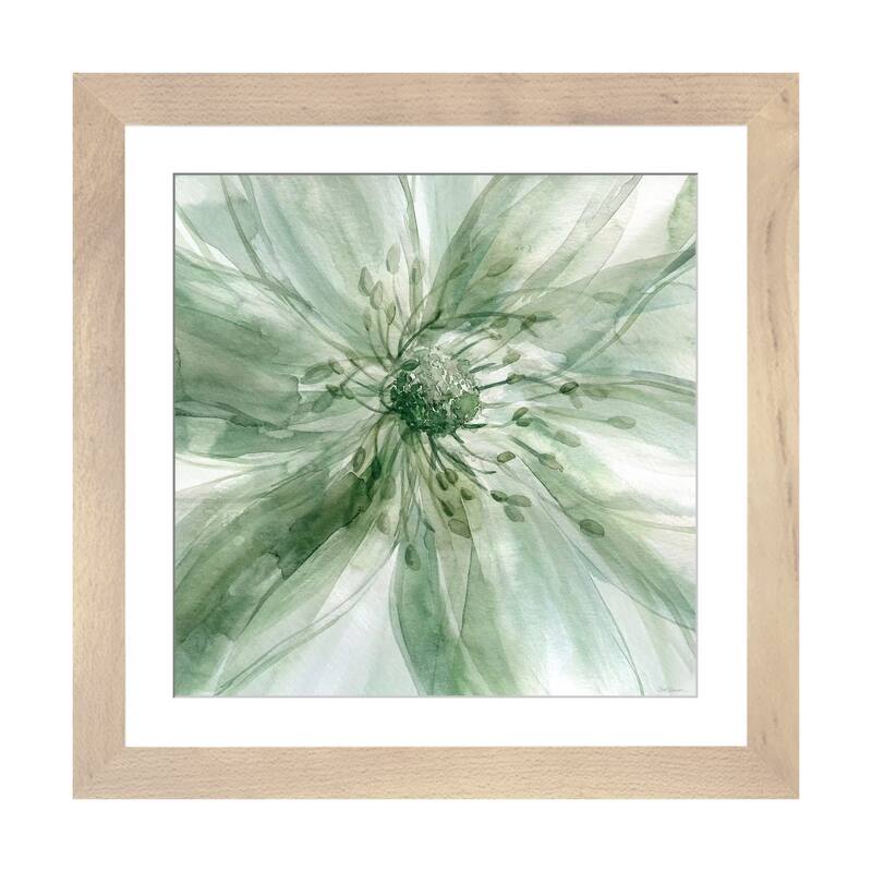 iCanvas "Macro Sage Flower I" by Carol Robinson - Natural - 24x24x1
