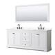 Option White / Giotto Quartz Top / Matte Black Hardware
