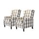 preview thumbnail 83 of 88, Damaris Comfy Recliner for Bedroom Set of 2 with wingback by HULALA HOME