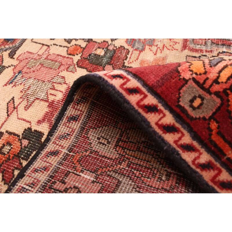 ECARPETGALLERY Hand-knotted Kayseri Vintage Red Wool Rug - 6'9 x 10'1