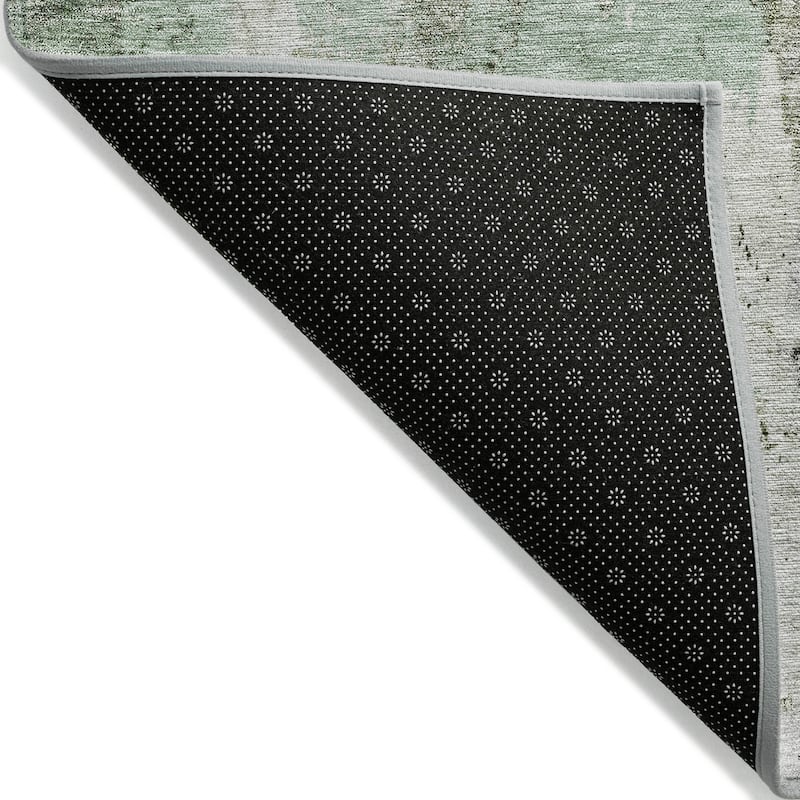 Machine Washable Indoor/ Outdoor Contemporary Chantille Rug