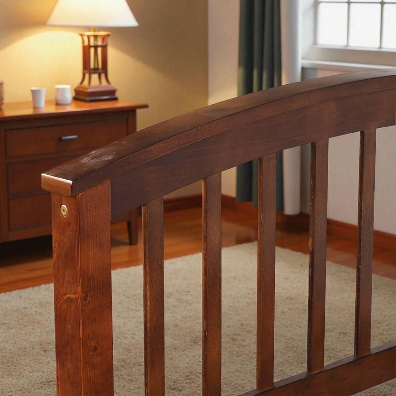 Twin Size Solid Wood Platform Bed with 6 Storage Drawers, Pine Wood Frame with Slats, No Box Spring Needed