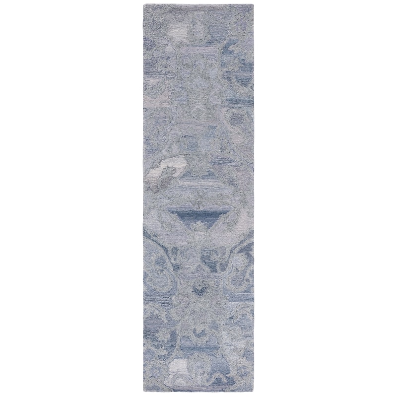 SAFAVIEH Handmade Anatolia Liilia Rug - 2'3" x 8' Runner - Violet/Purple