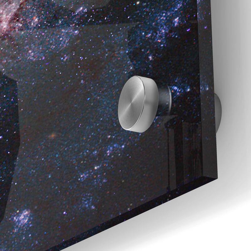 Epic Art 'Bitcoin Galaxy', Acrylic Glass Wall Art