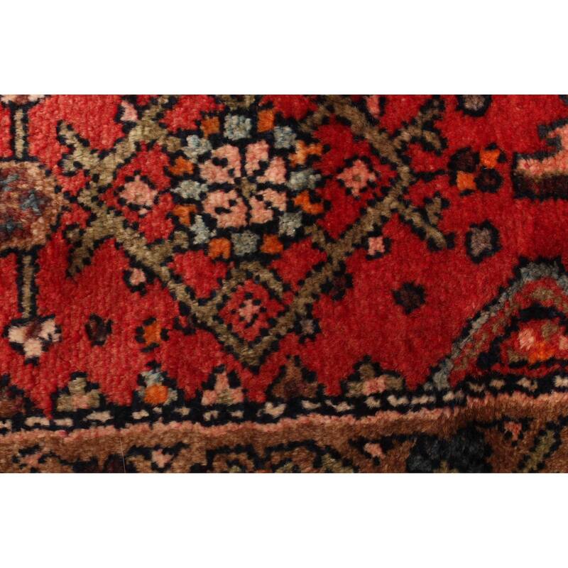 ECARPETGALLERY Hand-knotted Andelz Red Wool Rug - 3'5 x 6'6