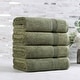 preview thumbnail 81 of 105, Superior Heritage Egyptian Cotton Absorbent Bath Towel Set of 4 Forest Green