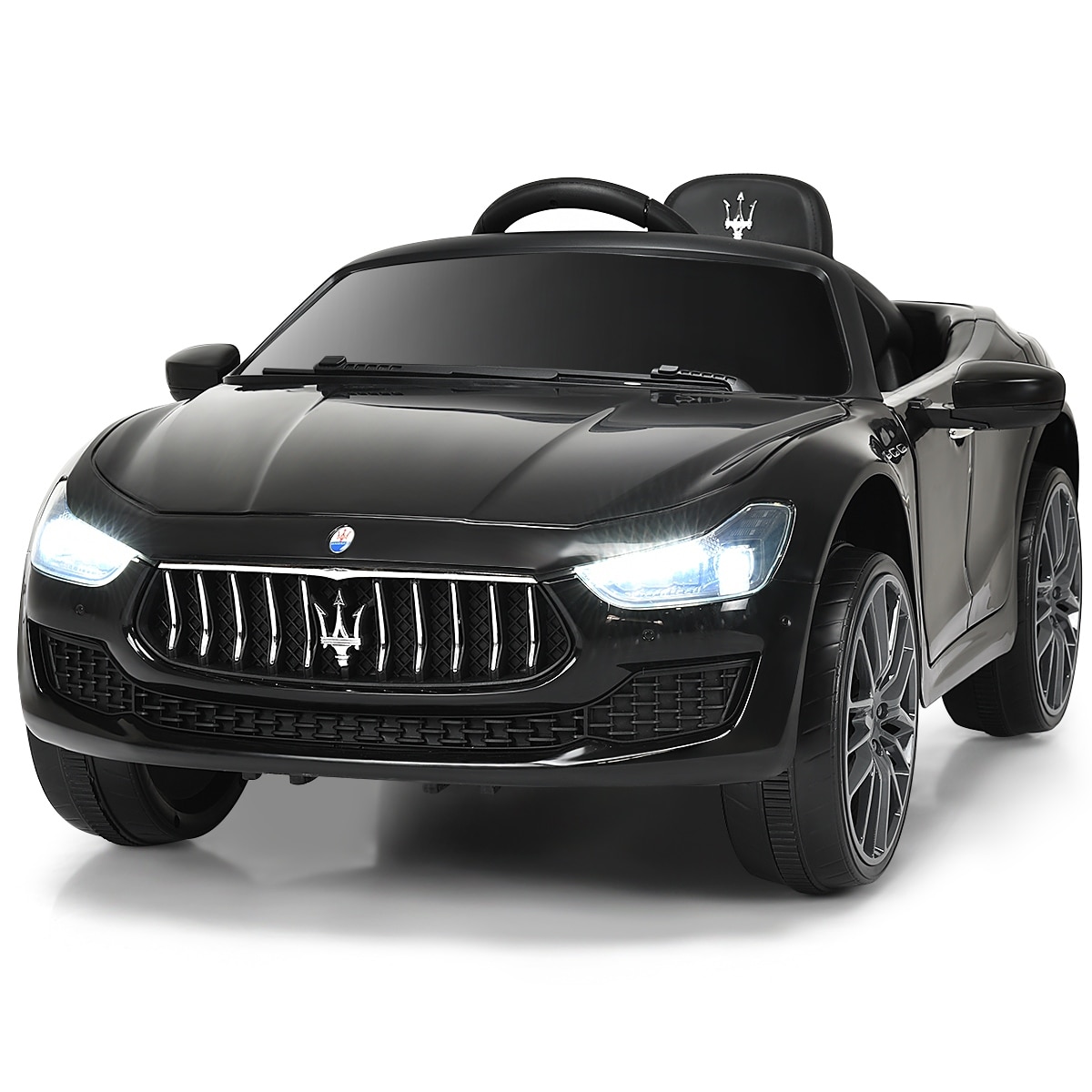 Shop Gymax 12V Maserati Licensed Kids 