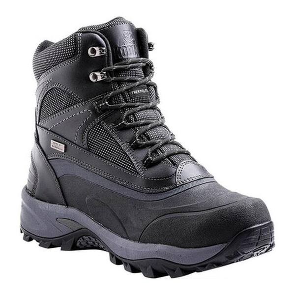 Shop Kodiak Men S Brenton Winter Hiking Boot Black Leather Nylon