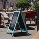 preview thumbnail 113 of 158, Wood A-Frame Magnetic Chalkboard Set-Markers, Stencils, and Magnets