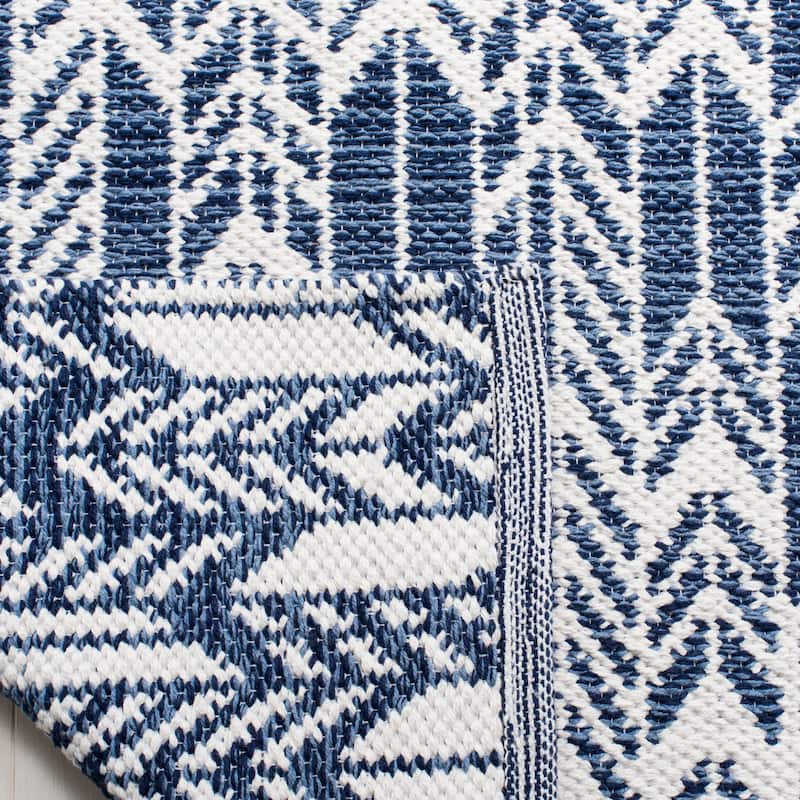 SAFAVIEH Handmade Flatweave Montauk Sjan Casual Cotton Rug