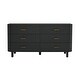 preview thumbnail 3 of 14, Manhattan Comfort Solara 68" Solid Wood Dresser (6-Drawer)