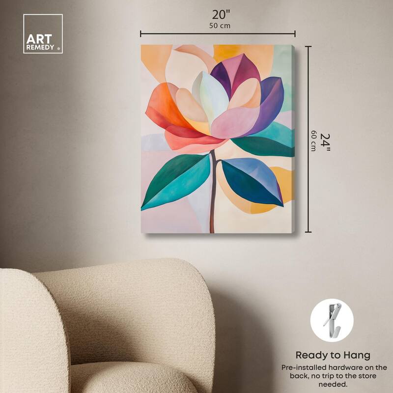 Magnolia in Color I Canvas by Art Remedy, Gallery Wrapped