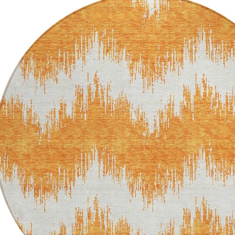 HomeRoots Chevron Transitional Rectangle Outdoor Rug