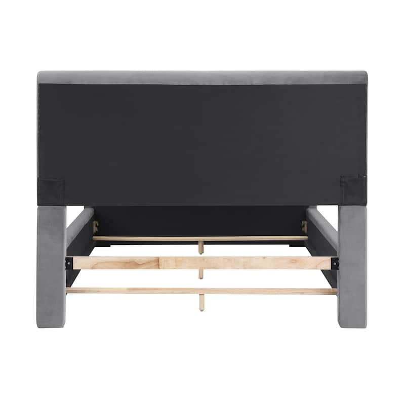 Furniture of America Otjen Modern Upholstered Storage Bed