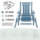 preview thumbnail 80 of 110, Modern High-Back Rocking Adirondack Chair All Weather