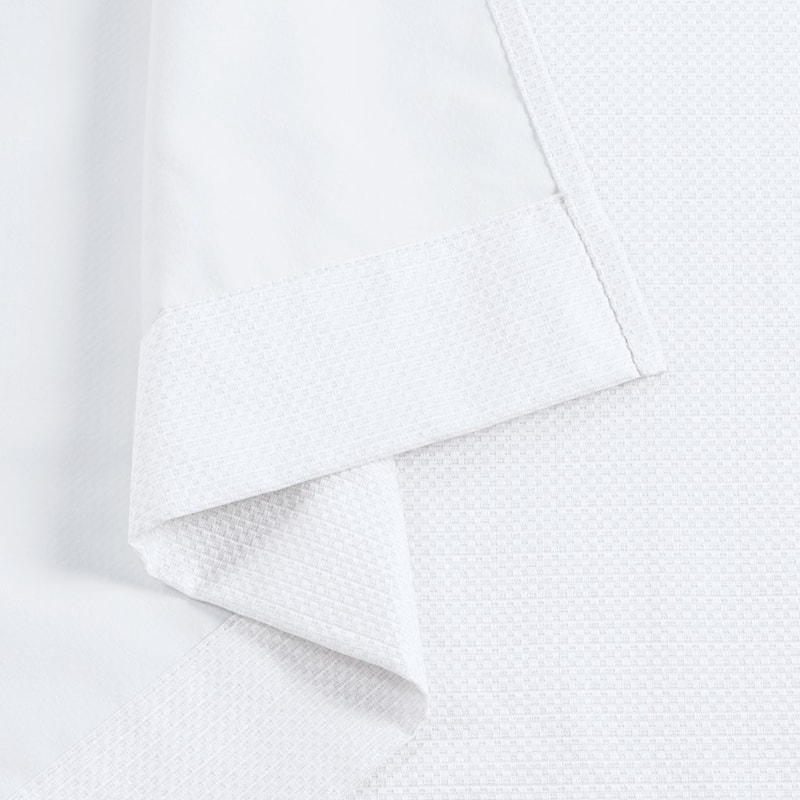 Basketweave Room Darkening Curtain Panel Pair(2 Pcs Window Panels)