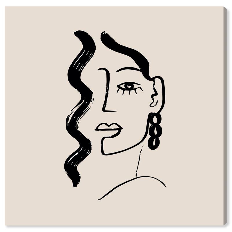 Wynwood Studio Canvas Fashion and Glam Nala Black and Modern & Contemporary Wall Art Canvas Print