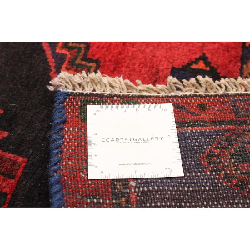 ECARPETGALLERY Hand-knotted Anadol Black Wool Rug - 4'4 x 6'10