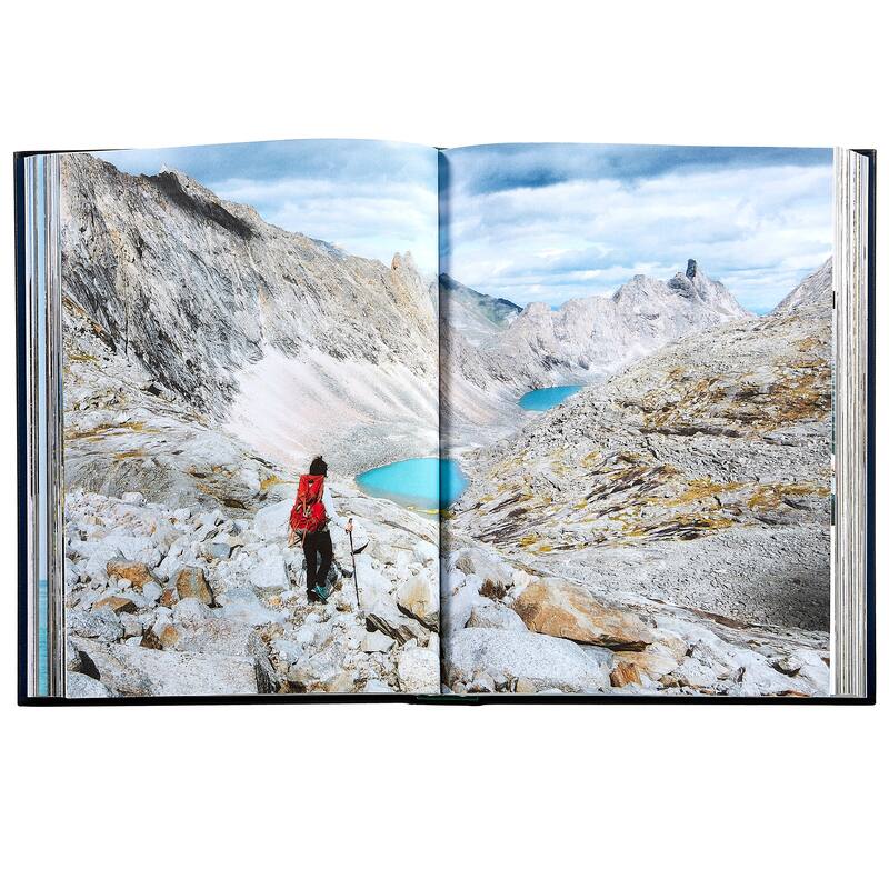 Graphic Image Roaming America Coffee Table Book, Leather, Navy