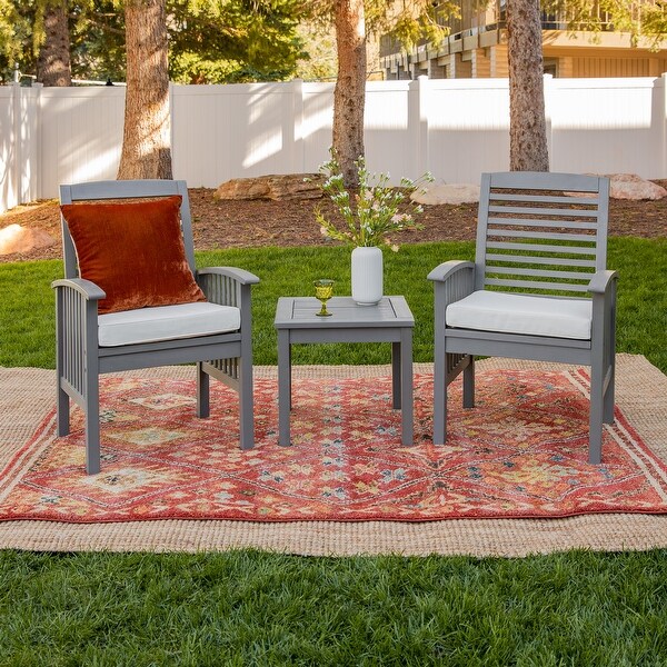 lawn chairs with side table